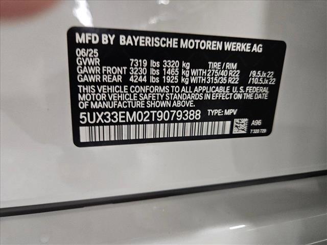 new 2026 BMW X7 car, priced at $125,135