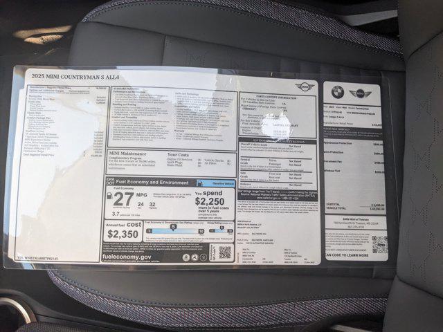 new 2025 MINI Countryman car, priced at $43,095