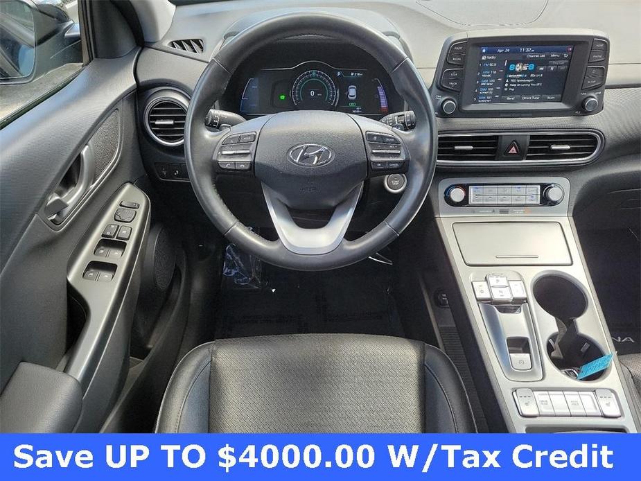 used 2021 Hyundai Kona EV car, priced at $20,900