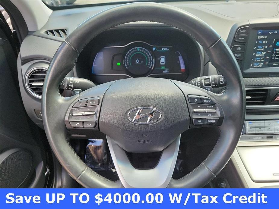 used 2021 Hyundai Kona EV car, priced at $20,900
