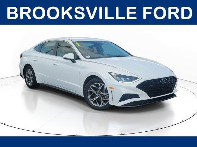 used 2021 Hyundai Sonata car, priced at $17,721