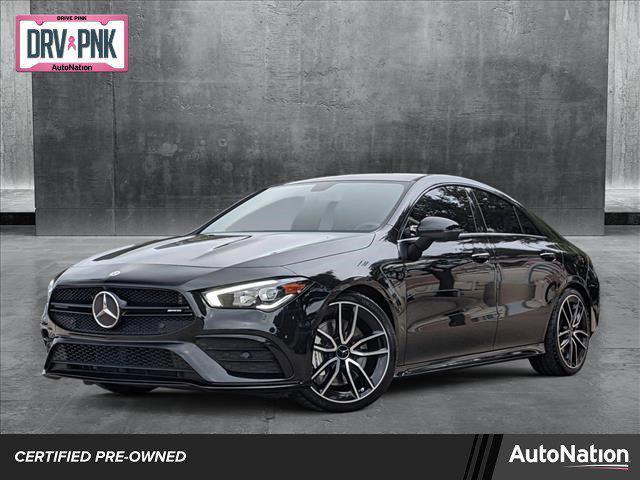 used 2022 Mercedes-Benz AMG CLA 35 car, priced at $38,991