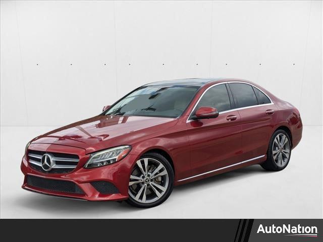 used 2021 Mercedes-Benz C-Class car, priced at $27,995