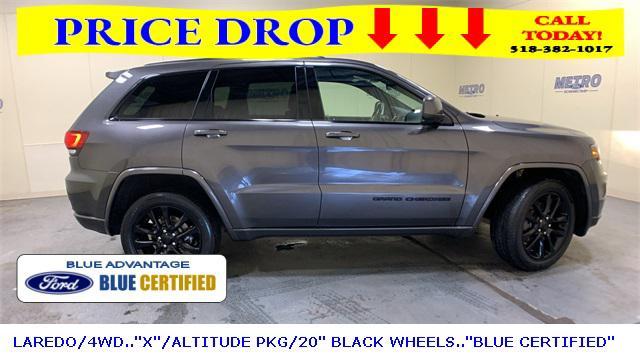 used 2021 Jeep Grand Cherokee car, priced at $21,500