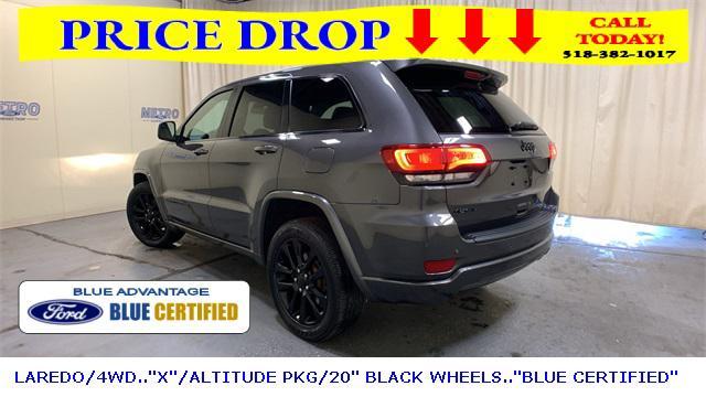 used 2021 Jeep Grand Cherokee car, priced at $21,500