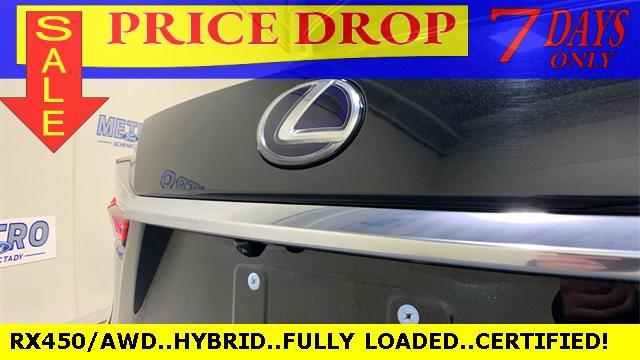 used 2022 Lexus RX 450h car, priced at $45,300