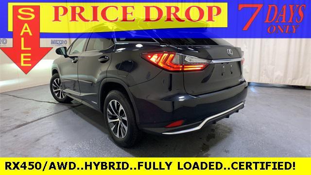 used 2022 Lexus RX 450h car, priced at $45,300