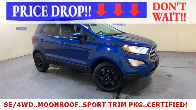 used 2021 Ford EcoSport car, priced at $19,900