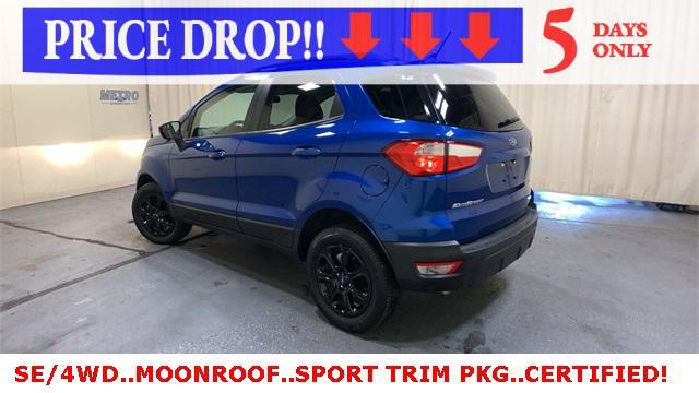 used 2021 Ford EcoSport car, priced at $18,400