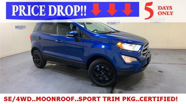 used 2021 Ford EcoSport car, priced at $18,400