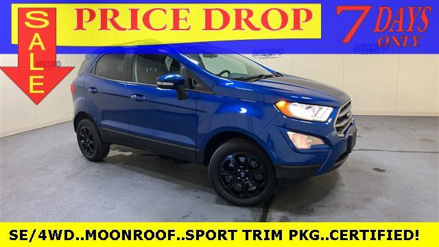 used 2021 Ford EcoSport car, priced at $19,900