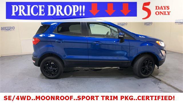 used 2021 Ford EcoSport car, priced at $18,400