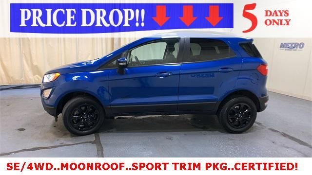 used 2021 Ford EcoSport car, priced at $18,400