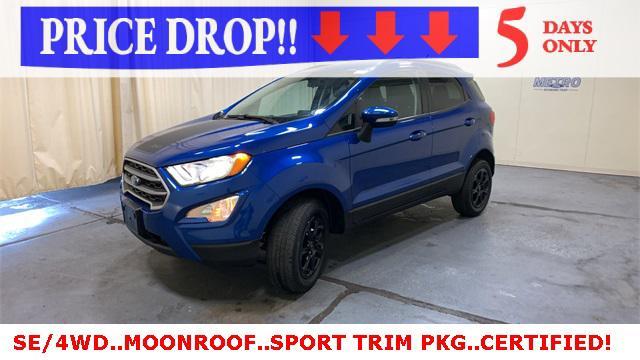 used 2021 Ford EcoSport car, priced at $18,400