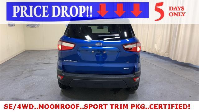 used 2021 Ford EcoSport car, priced at $18,400