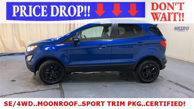 used 2021 Ford EcoSport car, priced at $19,900