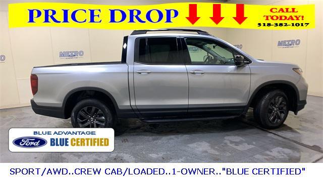 used 2021 Honda Ridgeline car, priced at $23,700