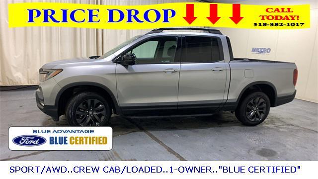 used 2021 Honda Ridgeline car, priced at $23,700