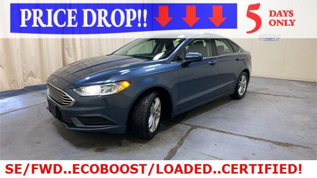 used 2018 Ford Fusion car, priced at $13,600