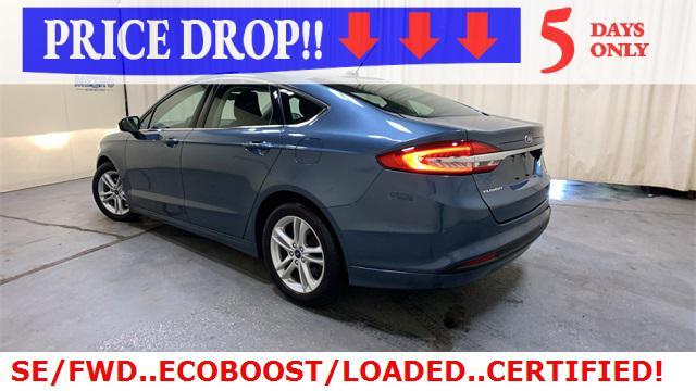 used 2018 Ford Fusion car, priced at $13,600