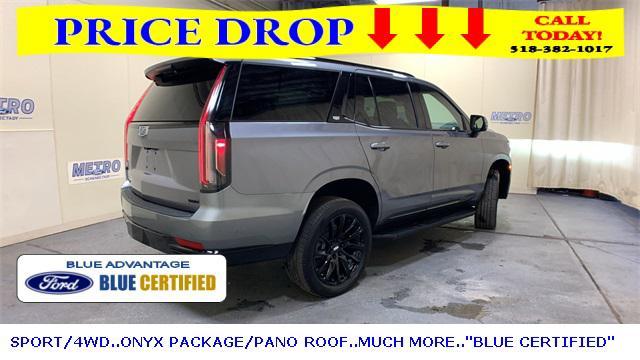 used 2022 Cadillac Escalade car, priced at $66,000