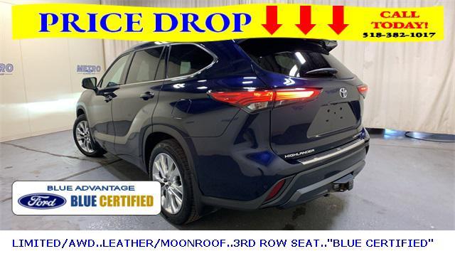 used 2021 Toyota Highlander car, priced at $31,900
