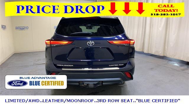 used 2021 Toyota Highlander car, priced at $31,900