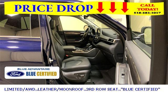 used 2021 Toyota Highlander car, priced at $31,900