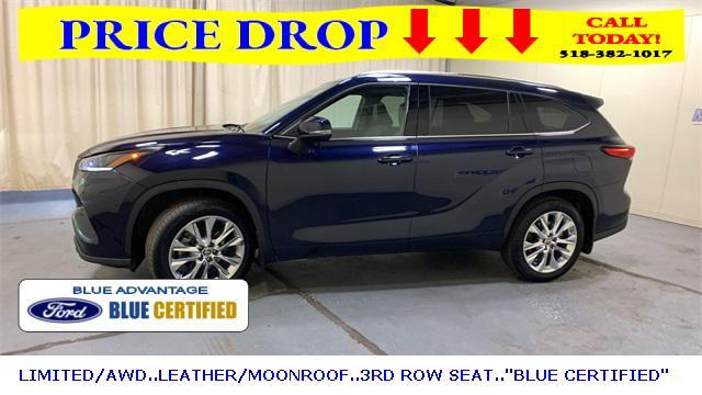 used 2021 Toyota Highlander car, priced at $31,900