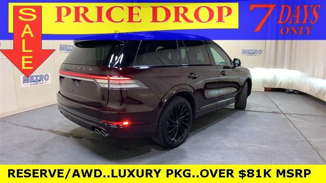 used 2023 Lincoln Aviator car, priced at $59,900