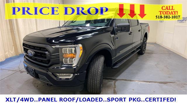 used 2021 Ford F-150 car, priced at $38,600