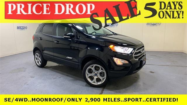 used 2022 Ford EcoSport car, priced at $21,200