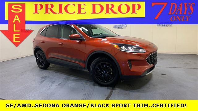 used 2020 Ford Escape car, priced at $19,500