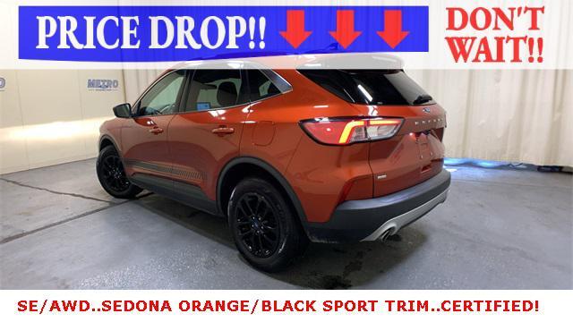 used 2020 Ford Escape car, priced at $19,500