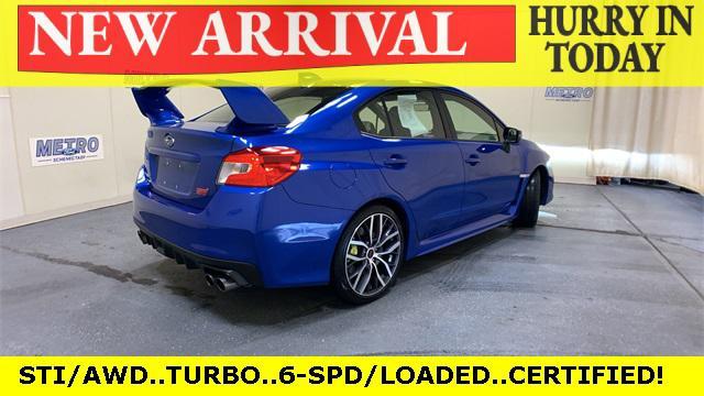 used 2020 Subaru WRX STI car, priced at $36,000