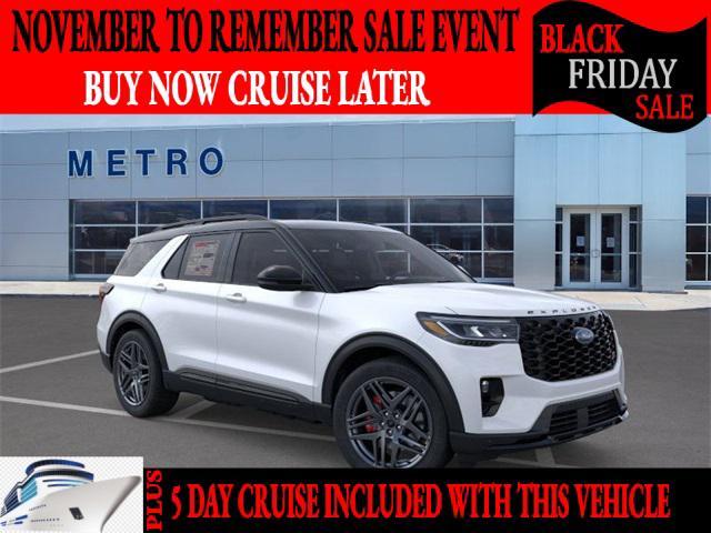 new 2025 Ford Explorer car, priced at $64,000