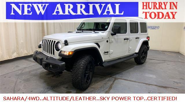 used 2021 Jeep Wrangler Unlimited car, priced at $35,000