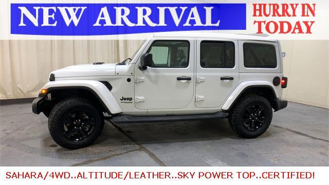 used 2021 Jeep Wrangler Unlimited car, priced at $35,000