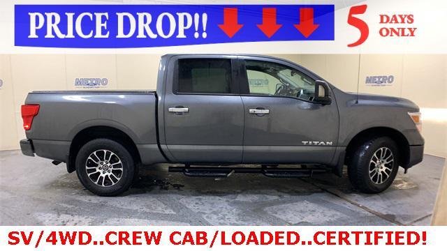 used 2021 Nissan Titan car, priced at $27,400