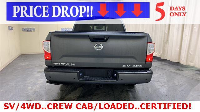 used 2021 Nissan Titan car, priced at $27,400