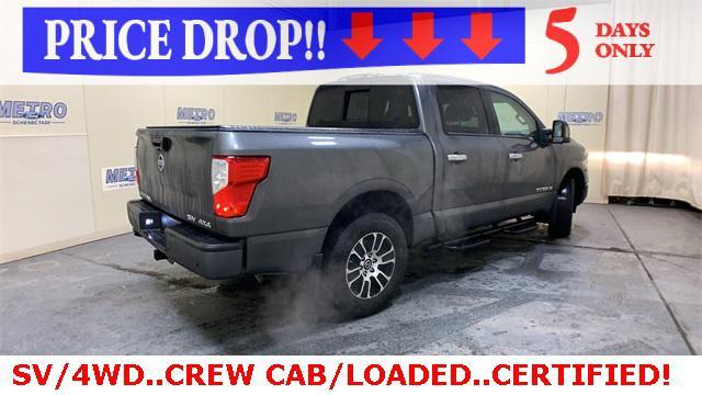 used 2021 Nissan Titan car, priced at $27,400