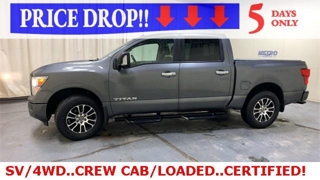 used 2021 Nissan Titan car, priced at $27,400