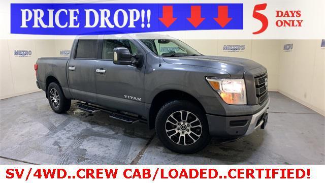 used 2021 Nissan Titan car, priced at $27,400