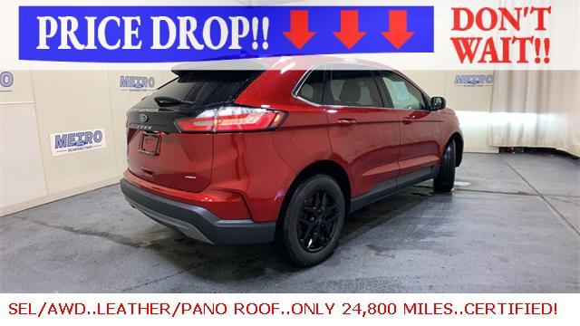 used 2022 Ford Edge car, priced at $27,500