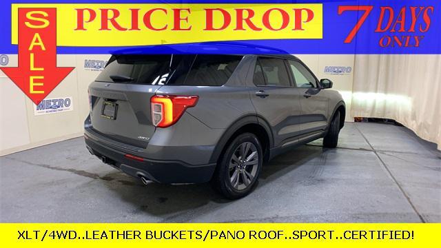 used 2021 Ford Explorer car, priced at $31,900