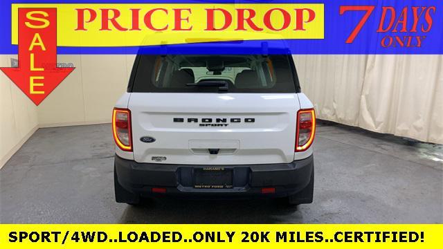 used 2022 Ford Bronco Sport car, priced at $24,800