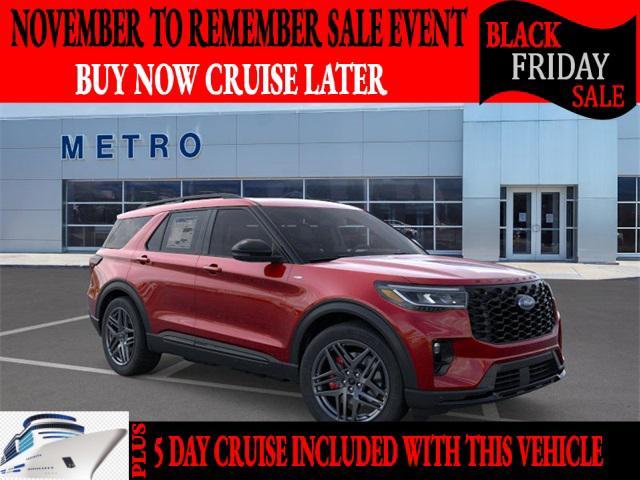new 2025 Ford Explorer car, priced at $49,500