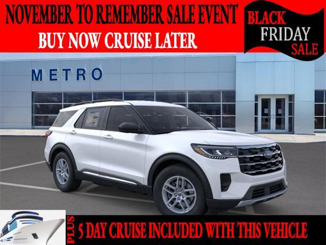 new 2025 Ford Explorer car, priced at $40,300