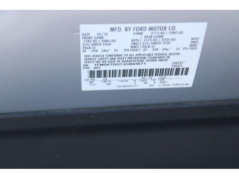 used 2018 Ford Explorer car, priced at $17,676