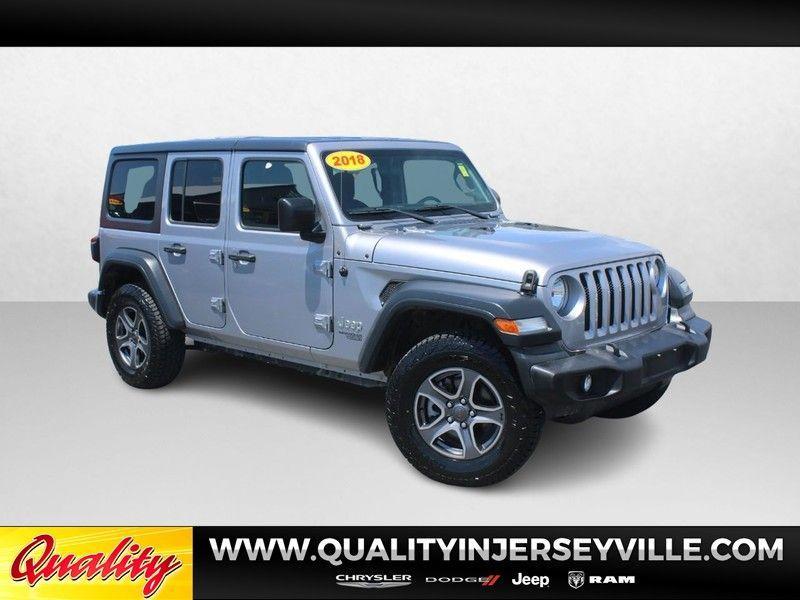 used 2018 Jeep Wrangler Unlimited car, priced at $27,864